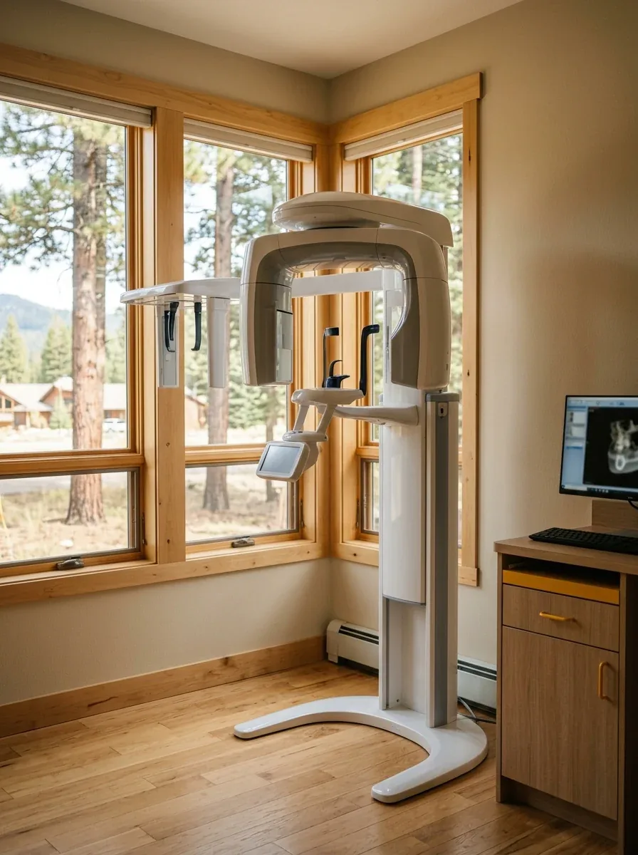 A dental CT imaging unit